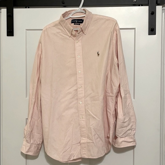 Men’s Ralph Lauren Pink Oxford Buttondown - Picture 1 of 2